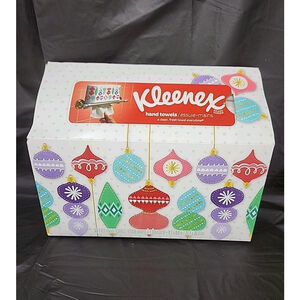 Kleenex Christmas Holiday Theme Hand Paper Towels Ornaments 55-1 Ply